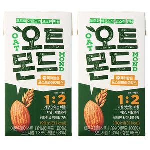롯데 오트몬드 오리지널 190mlx24팩 롯데오트몬드 오트몬드오리지널 오트밀아몬드음료