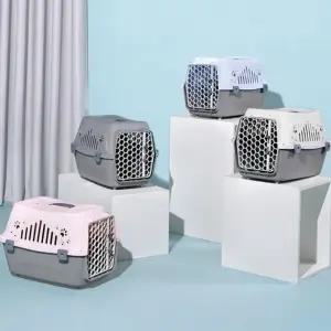(핑크) 강아지 고양이 이동장 켄넬 캐리어/강아지/가방/애견/이동/고양이/이동장/케이지/캐리어/반려견/산