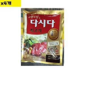 납품 업소용 고급 x4개 대량유통 백설 가게용 도매 쇼핑몰 음식점용 골드 음식점 마트 다시다 180g 요리재