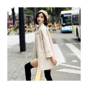 여자 정장 바지 솔리드 벨벳 봄가을 트렌치코트 코트 원픽1