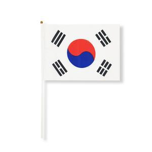 천태극기 10P 27.5 x 39.5 경기 국기 광복절 행사 응원 손깃발