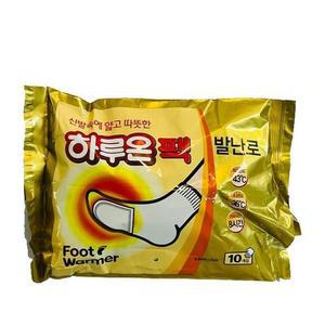 [MENP5Z0D_53DJ]하루온 포켓핫팩 붙이는 발핫팩 10개입