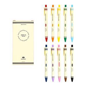 마인드 중성펜세트 0.38mm (10컬러) 볼펜 중성펜 젤펜 펜세트 가는펜 캘리그라피