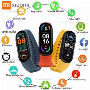 스마트 워치 손목 밴드 XIAOMI Mi 6 팔찌 NFC 블랙 블루투스 스포츠 심박수 혈액 산소 감지 Smart시계