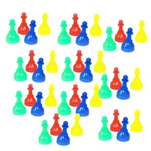 보드게임말 40개 컬러별 10P씩 플라스틱 말 보드게임용품 플라스틱말 윳놀이말 윳말 부루마블