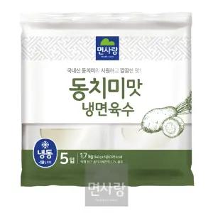 면사랑 동치미맛 냉면육수 340g 5개입