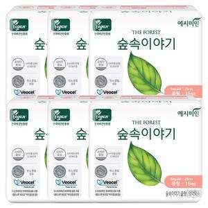 예지미인 숲속이야기 비오셀 중형 16P X 6팩