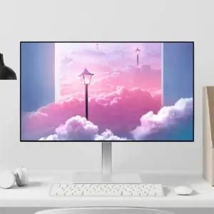 주연테크 V27QI-75M QHD USB-C 화이트 75HZ 피벗높낮이전문가용27인치모니터 중고