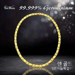 GEN-012 티타늄 소재 골드 게르마늄 목걸이(32g) (2653841)