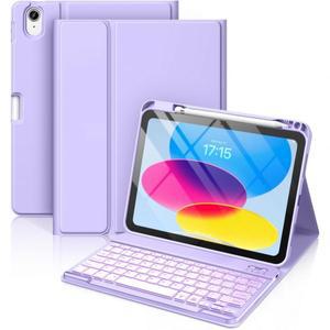[관부가세포함] Hamile for iPad 11인치 10세대 케이스 (키보드 포함) - 7가지 색상 백라이