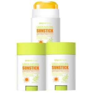 스포메틱스 그린 내츄럴 선스틱 SPF50+ 23g 3개 자외선차단 워터프루프 스틱썬크림