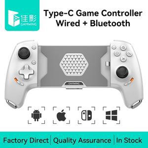 Gamwing AoBing Max 휴대폰 게임 컨트롤러 게임 패드 조이스틱 Type-C 유선 및 BT Android iOS PC 스위치와