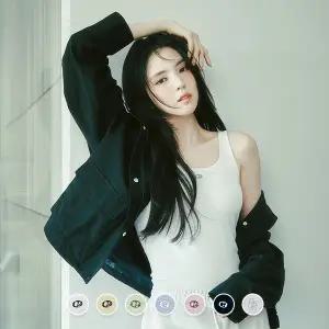 [지오다노] 325535 여 저지 슬리브리스 탑(팬던트)