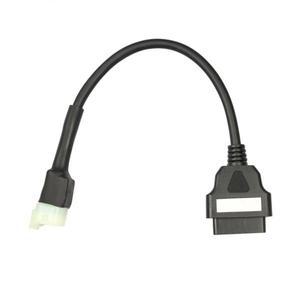 바이크 오토바이 obd2 커넥터 yamaha/suzuki/kawasaki/honda/delphi/ducati 3pin 어댑터 3 4 6 핀 2 연장