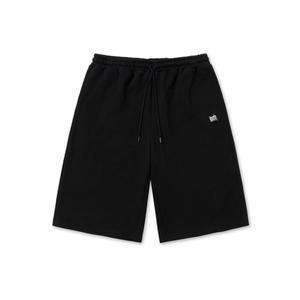 [브라운브레스] BROWNBREATH TAG SWEAT SHORTS - BLACK BKMMPSB01