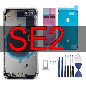 문짝 섀시 후면 하우징 중간 프레임 심 트레이 배터리 커버 유리 아이폰 SE2 se2020