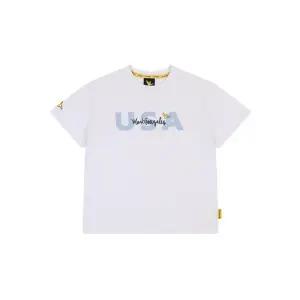 사인 USA 반팔 티셔츠-화이트