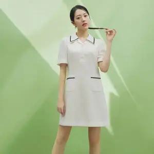 [케네스레이디](대구신세계)조엘리 배색 원피스(장다아 착용) ENOPPE6200