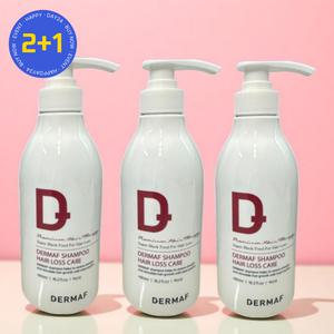 더마프 탈모 케어 샴푸 약산성 민감성 샴푸 480ml 3개
