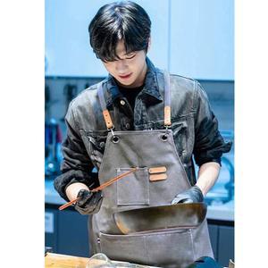 미대 도예 주방 캔버스 백종원 백패커 앞치마 주머니