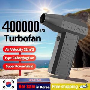 Violent Fan 400000RPM Powerful Air Vacuum Dust Cleaner Type-C Charging Strong Winds 52m/s Brushless