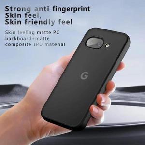 Google Pixel 9A 용 무광택 아크릴 케이스 9a 9 Pro XL 8A 7A 범퍼 고급 충격 방지 투명 하드 PC 커버