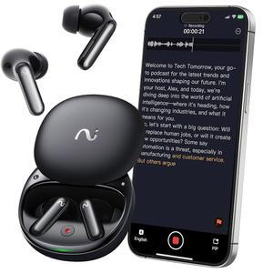 RecDot AI 음성 녹음기 , viaim 녹음기, 16개 언어, 플래시 레코드, 할 일 목록 및 요약, AI, 회의, 인터뷰 강의를 위한 48dB ANC, Black
