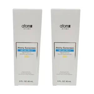 애터미 선크림 베이지 60ml 2개 강력한 자외선 이중 차단