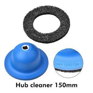 1세트 휠 허브 브러시 그라인더 녹 연삭/청소 로터/무선/에어 드릴용 림 표면 150mm