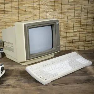 CRT 모니터 관 화면 옛날 구식 스크린 구형모니터