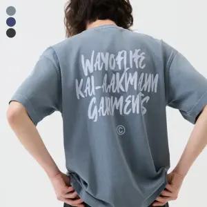 [그루브라임]유니) C100 20S 싱글 카이아크만 피그다잉 레터링 반팔티 (레귤러핏)(5COLOR) [LKTMCTR702M]