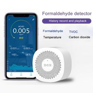고감도 대기질 측정기  휴대폰 앱 모니터   TVOC 이산화탄소 CO2 온도 감지기
