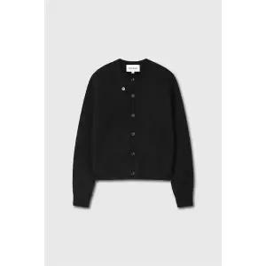 [롯데백화점]코프트 [토니웩] TONYWACK Alpaca Mohair Crew-Neck Cardigan black COTWN6CD302-BK