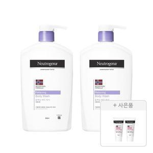 뉴트로지나 릴랙싱 바디 워시, 950ml, 2개 + 증정(시카 리페어 에멀젼, 15ml, 2개)