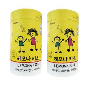경남) 레모나 키즈 100정 x 2통 (200정) 비타민C/B2/B6 함유