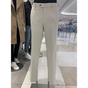 [킨록바이킨록앤더슨](신세계 사우스시티)F/W 아이보리 스웨이드 면바지