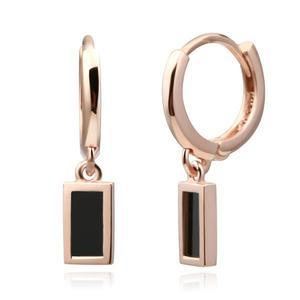 [주얼레이디][14K GOLD] 스퀘어 오닉스링 귀걸이