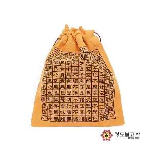 한문반야심경108염주주머니(2번)불교용품도매,무속용품도매,무당용품도매,염주가방,신행용품