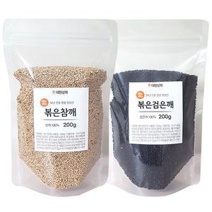 50년전통 볶은참깨 검은깨 들깨가루 200g / 방앗간 볶음참깨 깨소금 통깨