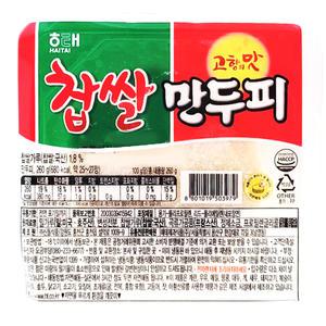 해태 찹쌀 만두피 260g(약25~27장)/냉동 국산 찹쌀 만두 수제비 피자 간식 야식 안주 홈파티음식