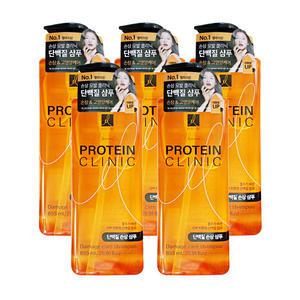 엘지 엘라스틴 아미노 프로틴 클리닉 단백질 손상 케어 샴푸 855ml 5개 헤어