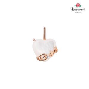 [로즈몽] 14K 화이트 자개 펜던트 라비앙로즈 RS1447