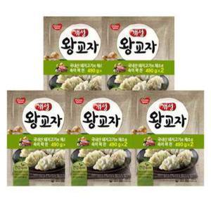 대량 마트 왕교자 개성 만두 980g 5개