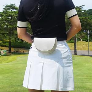 반달 여성용 골프 힙색 벨트백 볼파우치 가방