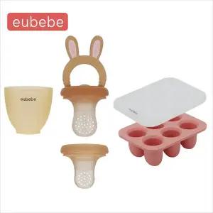 [이유베베]실리콘 팝 아기과즙망+큐브세트/과일망 이앓이 치발기 분유 과일 이유식  과즙망