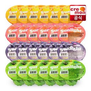 끄레몽에프앤비 썬라이트 젤리 혼합맛 180g 24개