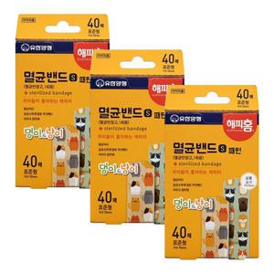 해피홈 멸균밴드 에스 패턴 표준형 40매 X 3개
