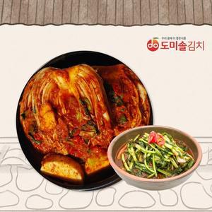 [도미솔] 사랑채포기김치3kg+열무김치2kg