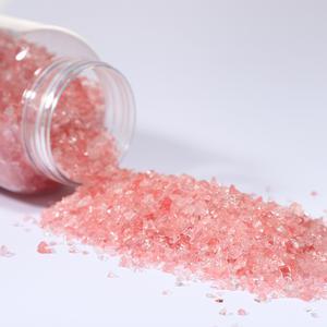 유리자갈 연분홍 3~5mm 500g 마리모 테라리움 어항 칼라 자갈 색돌 스톤 화분
