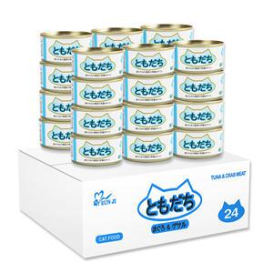 도모다찌 고양이캔 참치게살 80g x 24개